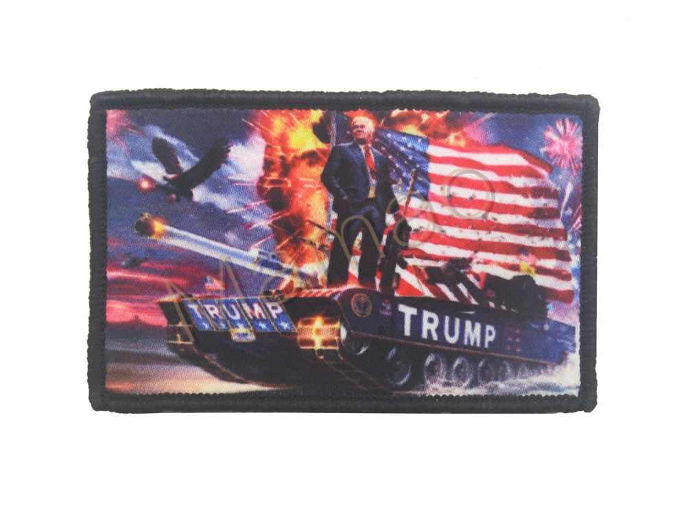As picture 3 Сделать держать Америку большой президент мага патч плачевный Трамп Пенс Мораль патч сделать либералы плакать снова значок патч - Цвет: As picture 3