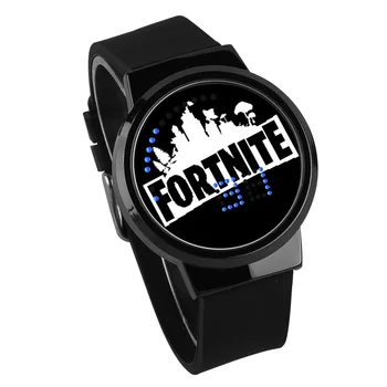 

Original Fortnite Luminous Touch Water-proof Watch LED Creative Electronic Student Watch Kid Birthday Party Toys with Gift Box