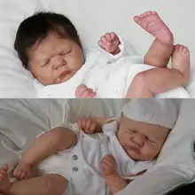 

Diy Blank Reborn Doll Kit Unpainted Baby Girl Boy Vinyl Rebirth Mini Inches 18 Doll Q3Q0