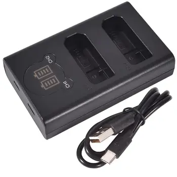 

DSTE Dual LCD Battery Charger Kit for Nikon EN-EL14 Camera Battery