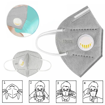 

A respirator with valves MASK that can be reused