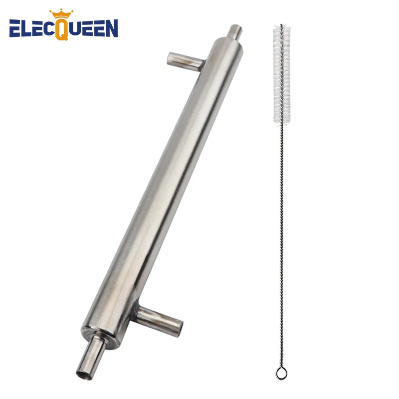 

Distiller External Cooling Tube Moonshine Condenser,Stainless Cooler Cooling Pipe Tube home brew Vodka Whisky Wine Alcohol Maker