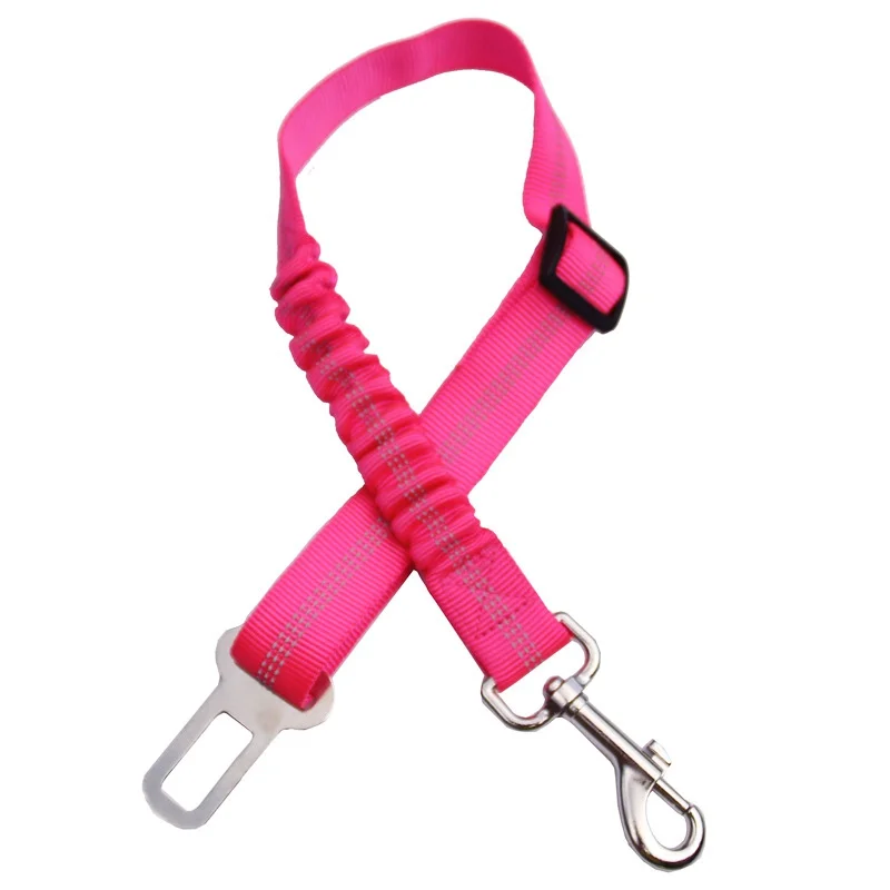 Adjustable Elastic Dog Car Safety Harness and Leash
