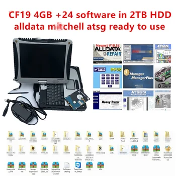 

software 2020 cf19 laptop, auto repair all car data For Alldata michell atsg 24 software auto repair Alldata in 2TB hard drive