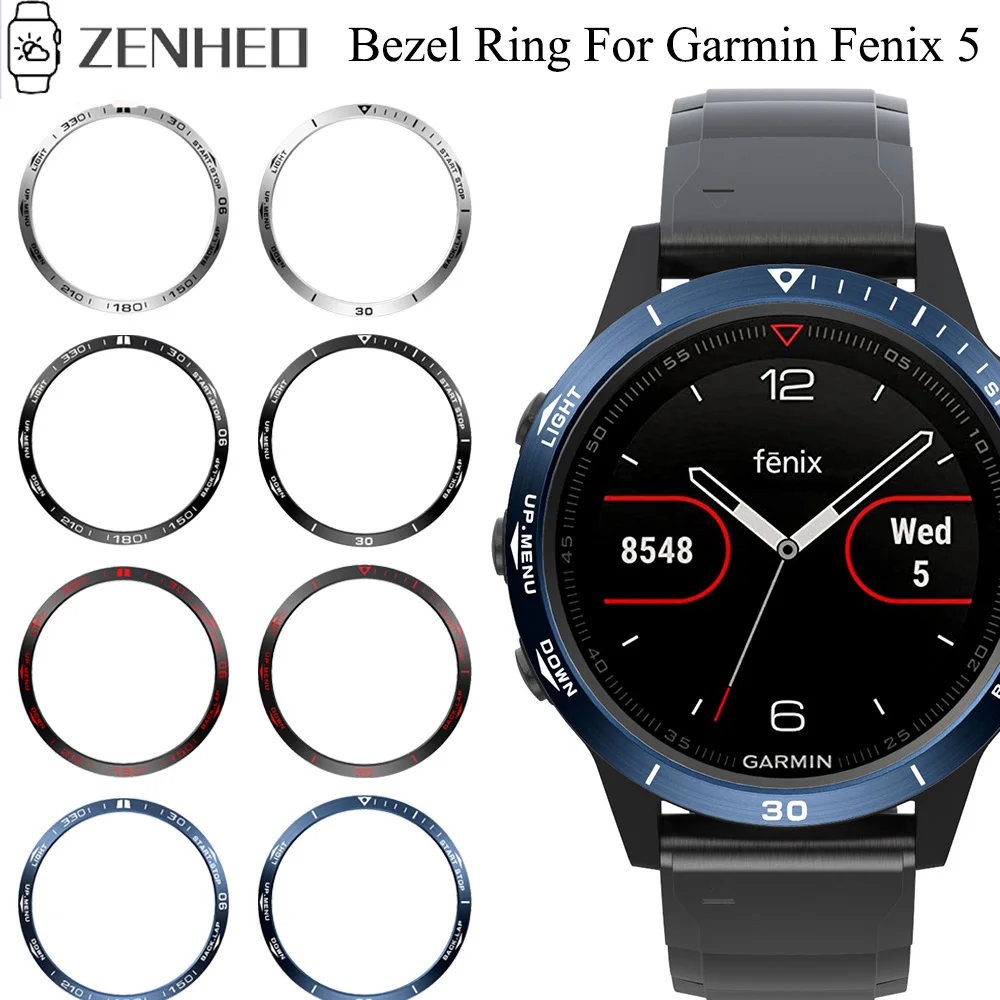 Безель из нержавеющей стали кольцо крышка для Garmin Fenix 5 Стильный чехол защита от