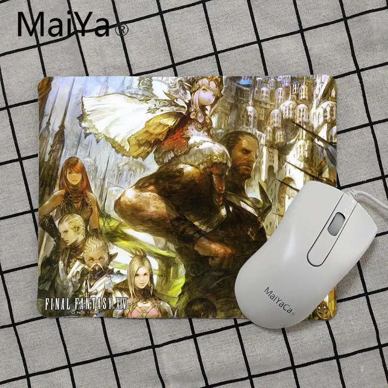 Maiya Высокое качество FINAL FANTASY XIV онлайн DIY дизайн игровой с узором коврик для мыши топ продаж игровой коврик для мыши