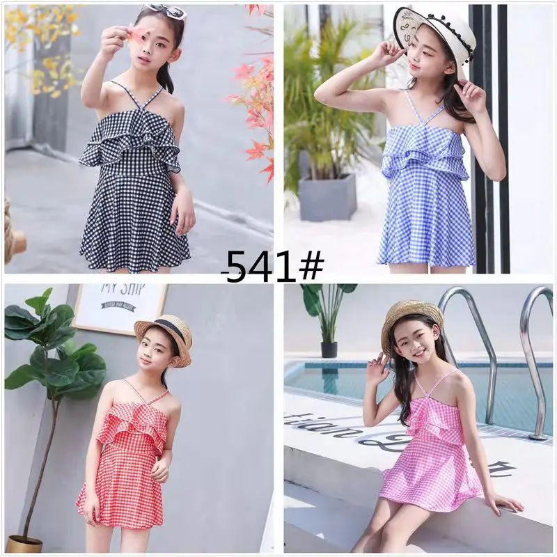 

Split Type Children Little Girl Bathing Suit Belly Covering in Child Bathing Suit (6-8-Year-Old) KID'S Swimwear Swimming Trunks