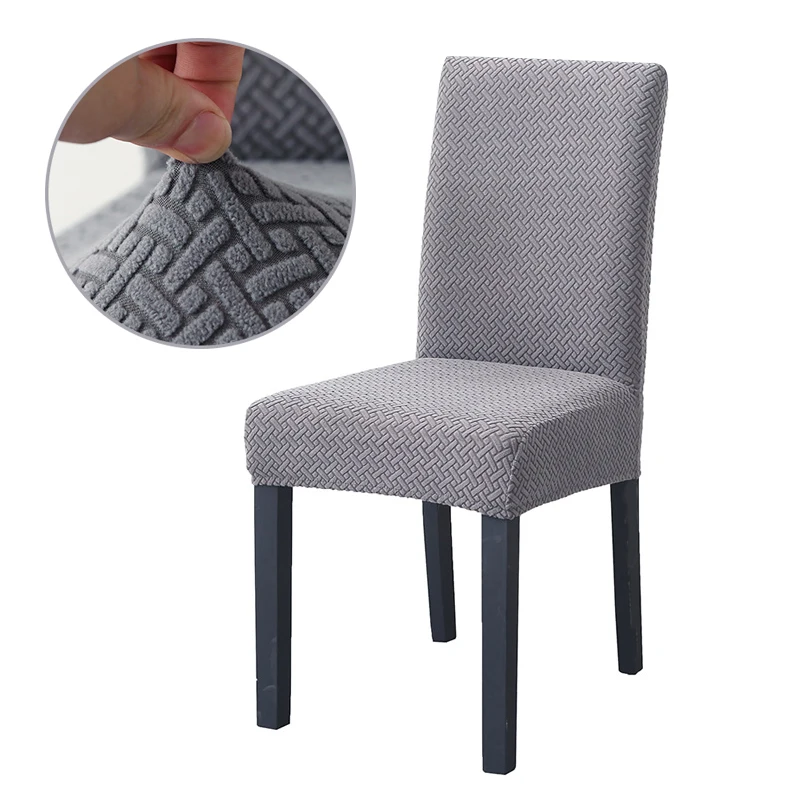 

Chair Cover Polar fleece Stretch Elastic Slipcovers Universial Size Office Chair Hotel Wedding Christmas Seat Chair Covers