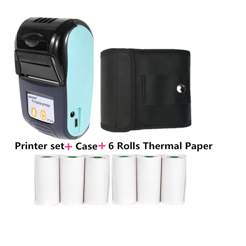 GOOJPRT термопринтер Mini 58 мм USB POS чековый принтер для Мобильный телефон ПК