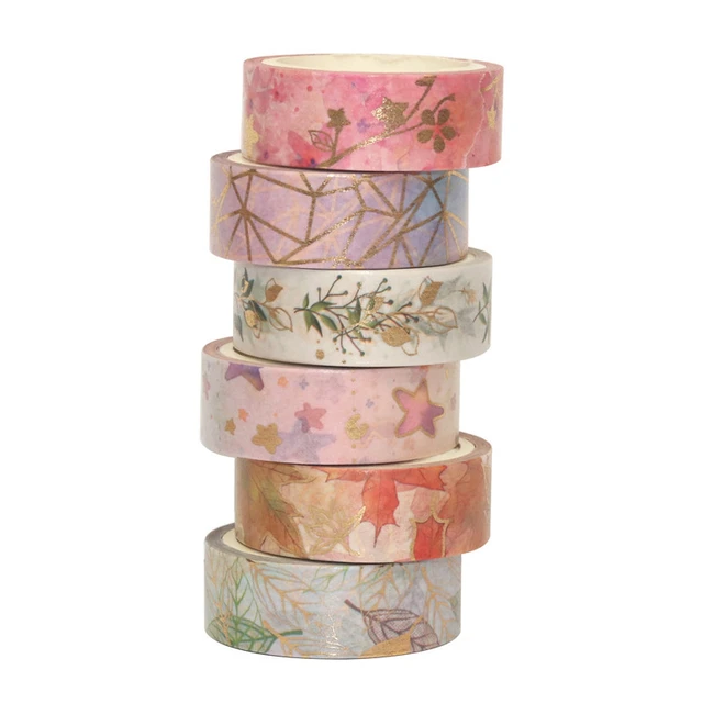 10Pcs Geometry Washi Tapes Cute Washi Tape Set Stationery Cinta Adhesiva  Decorativa School Supplies Scrapbooking Washitape - AliExpress