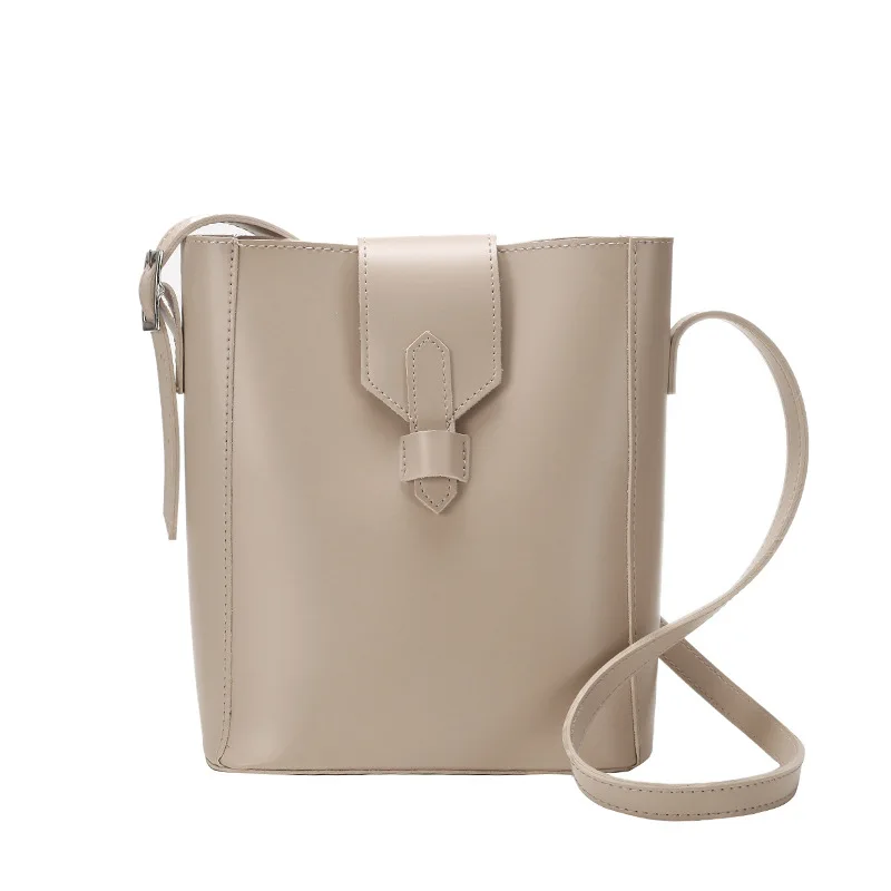 

WOMEN'S Bag Bag Shoulder 2019 Spring And Summer New Style Korean-style Retro Shoulder Oblique Pu Square Sling Bag Different Size