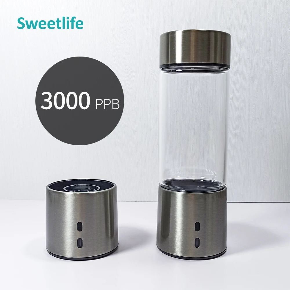 

Max 3000ppb Stainless Steel Strong DuPont SPE PEM Hydrogen Rich Water Generator Dual Chamber Dual Use H2 Maker Water Ionizers