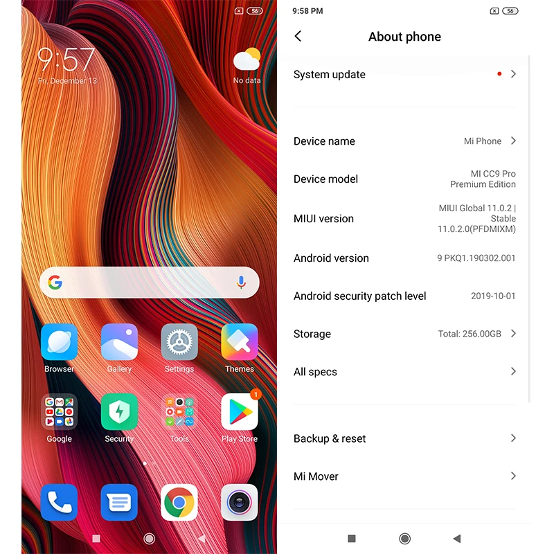 Мобильный телефон с глобальной ПЗУ Xiaomi Mi CC9 Pro, 8 ГБ, 256 ГБ, 730 МП, пента, камера Snapdragon 6,47G, четыре ядра, 10x Гибридный зум, 5260 дюйма, мАч