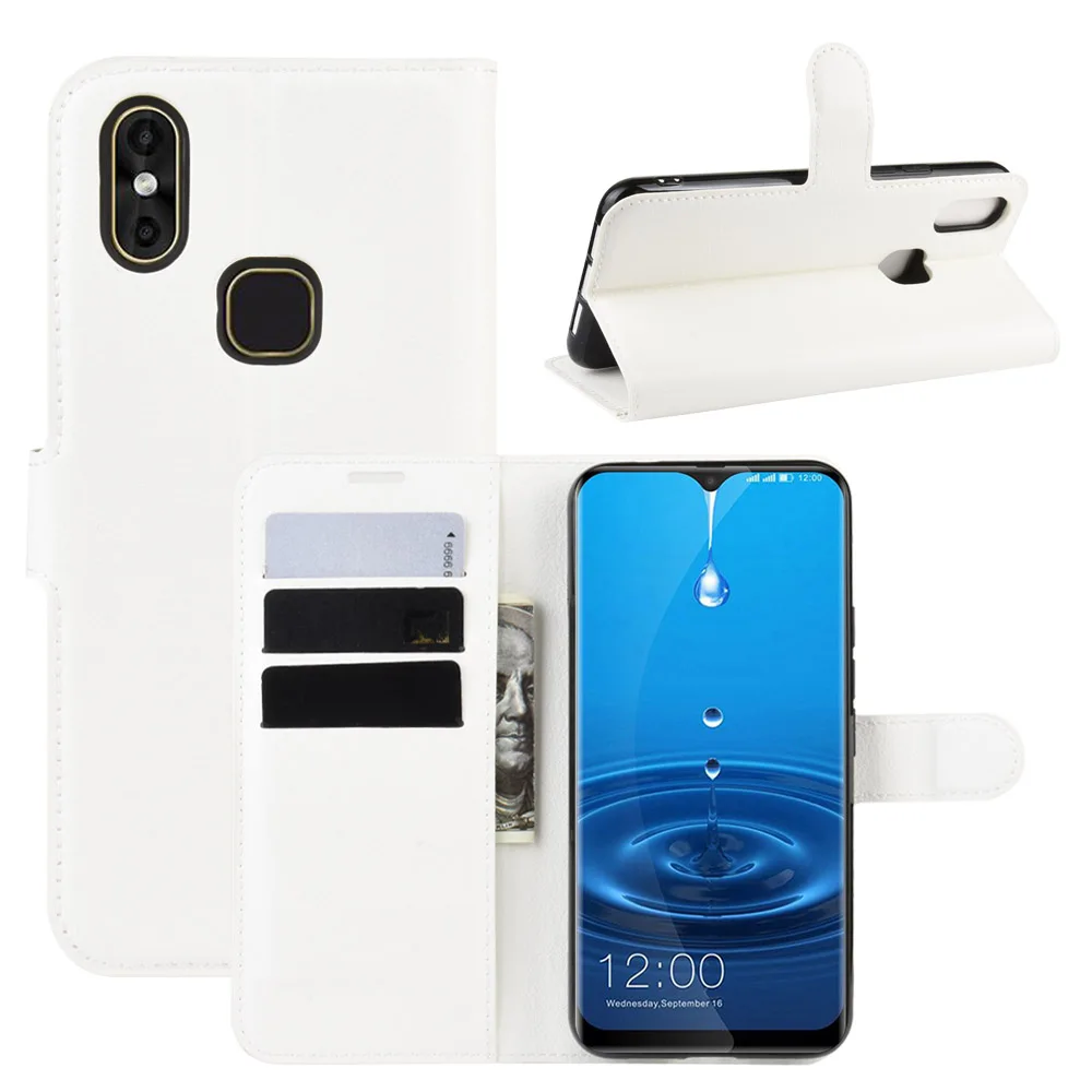 Для Leagoo M13 чехол личи роскошный Флип PU кошелек кожаный чехол для телефона для Leagoo M13 Стенд телефон Сумки Чехол 6,1 дюймов