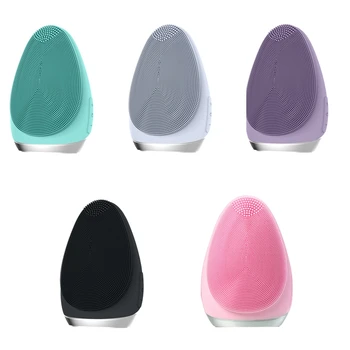 

Facial Cleansing Brush Ultrasonic Electric Silicone Face Cleansing Brush Beauty Machine Deep Clean Face Massage