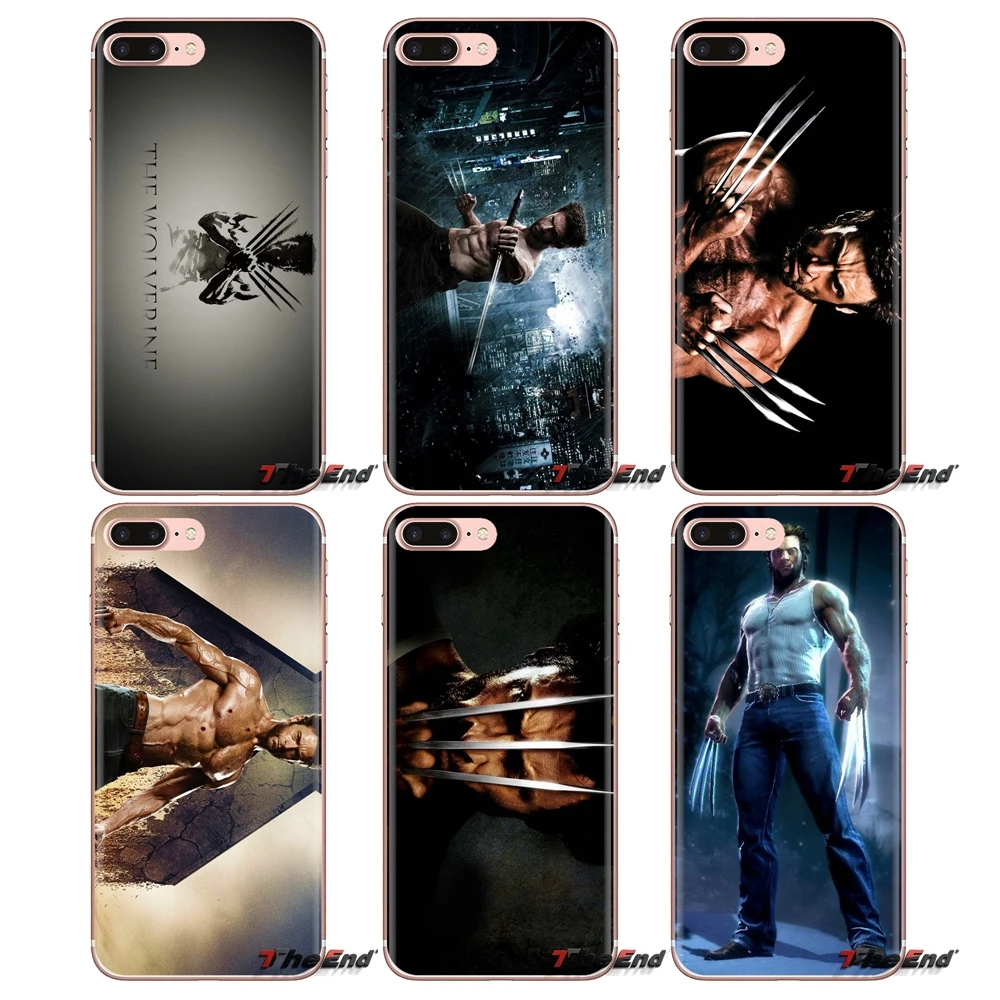 Soft Case Cover wolverine logan X-Men Super Hero For Sony Xperia Z Z1 Z2 Z3 Z5 compact M2 M4 M5 C4 E3 T3 XA Huawei Mate 7 8 Y3II |