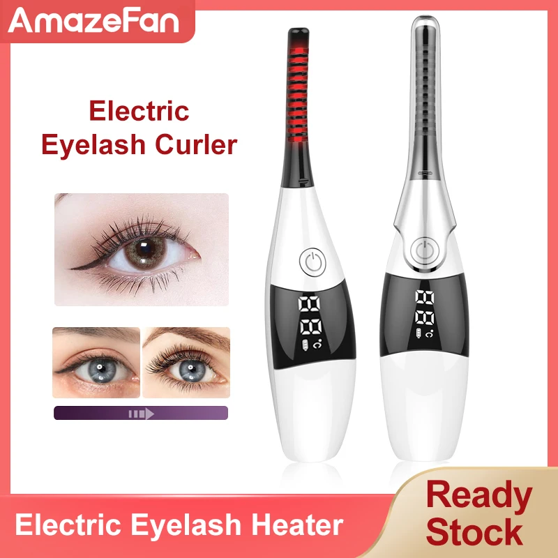 

Electric Eyelash Curler USB Rechargeable Electric Heated Eyelash Curler Long Lasting ceramic inner LCD 3D Heated Eyelash Curler