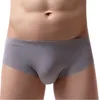 Sexy Underwear Men Seamless Briefs Shorts Cool Ice Silk Panties Solid Mid-Rise U Convex Pouch Underpants Cueca Calzoncillos S-XL ► Photo 1/6