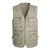 New Male Casual Summer Big Size Cotton Sleeveless Vest With Many Pockets Men Multi Pocket Photograph Waistcoat ► Photo 2/6