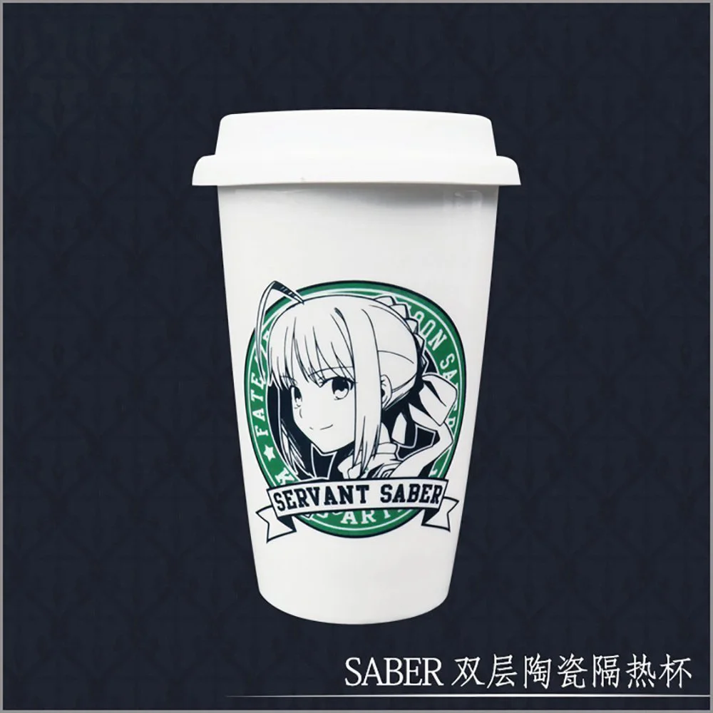 

15cm Fate Stay Night Saber Armor Action Figure Toys Collection Anime Cartoon Model Toys Collectible Peripheral Animation Cup