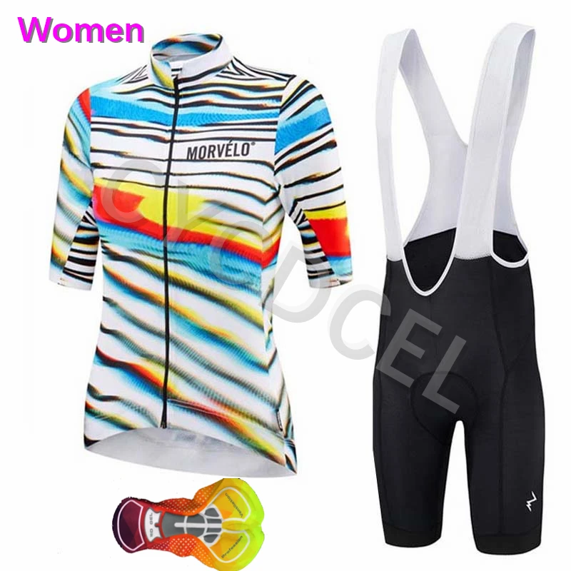 Cycling set 11 Летняя спортивная одежда для велоспорта Morvelo, Женская Профессиональная команда, Триатлон, одежда для горного велосипеда, одежда для велоспорта, Майо, Ropa Ciclismo mujer - Цвет: Cycling set 11