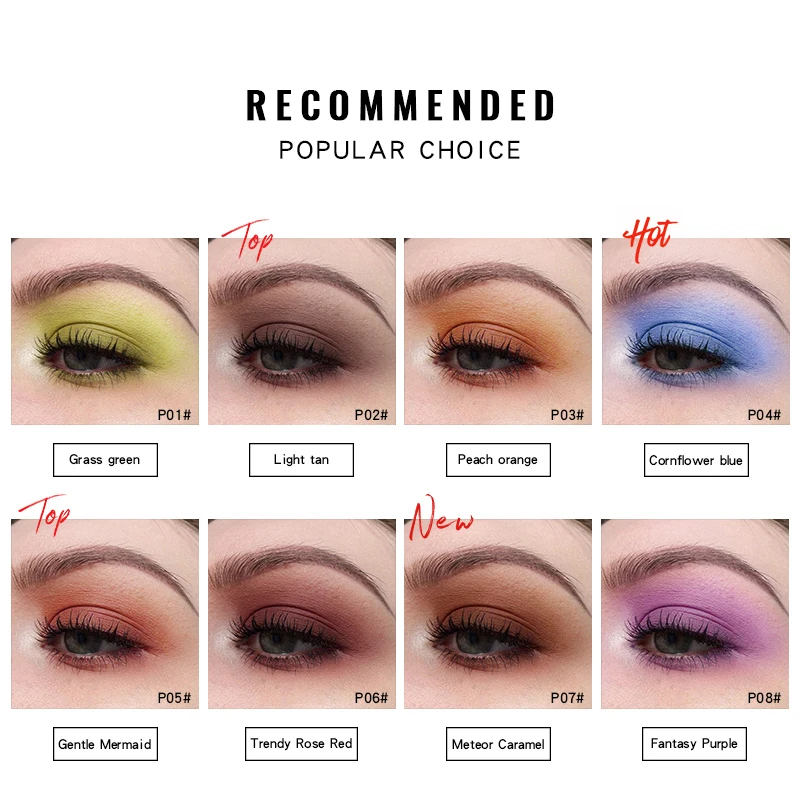 Eye Shadow 8 Colors Matte Liquid Eyeshadow Stick Waterproof Lasting Matte Metallic Easy To Makeup Professional Eye Dark Brown Eyeshadow eyeshadow stick eye shadow stick