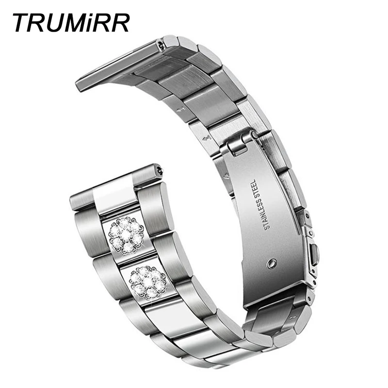 Ремешок TRUMiRR из нержавеющей стали и бриллиантов для наручных часов Samsung Galaxy Watch