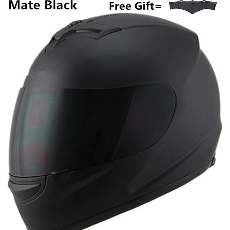 moto rcycle шлем лицо SDU полное лицо шлем Dot moto casco s m l xl XXL - Цвет: matte black