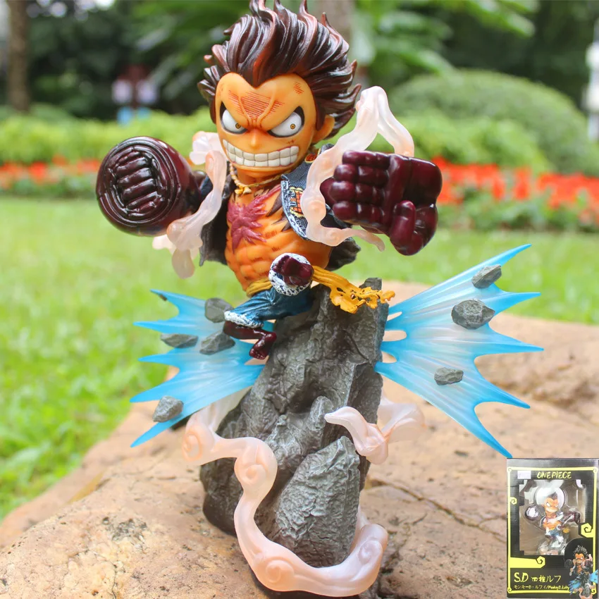 

Anime One Piece Limited Edition GK Cute Fourth Gear Luffy Battle Form Roof Garage Kit