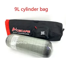 AC109005 акваланг Pcp сумка алюминиевый кислородный бак Pcp воздушная винтовка 9л 4500Psi углеродное волокно резервуар подводный пистолет для подводной охоты