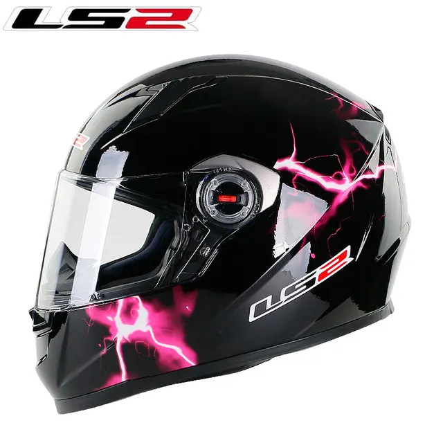 LS2 FF358 Full Face Motorcycle Helmet Samurai Racing Capacete ls2 