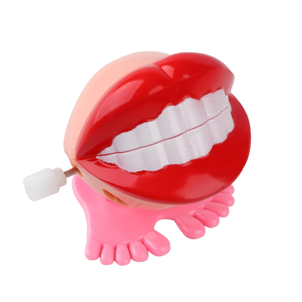 Creative Funny Chattering Jumping Teeth Clockwork Toy Christmas Gift Children Funny Kids Boys Toys Educational toy wind up toy,clockwork toy chick