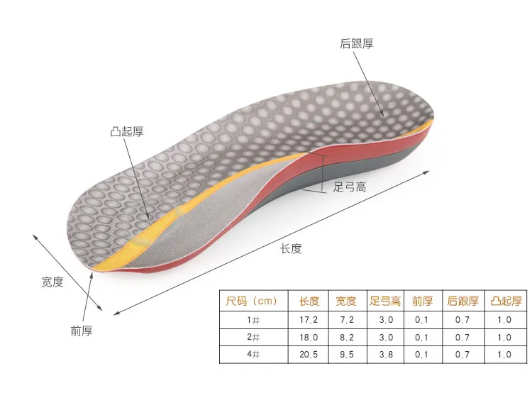 Унисекс стельки арка стопы Полустельки коррекция 3/4 ортопедическая стелька-ступинатор стелька для обуви подушка для бега