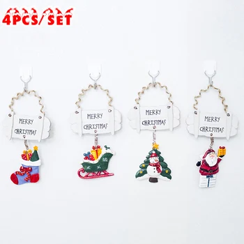

PVC+wood Christmas Ornament Friend Personalised Kit Family Set Christmas