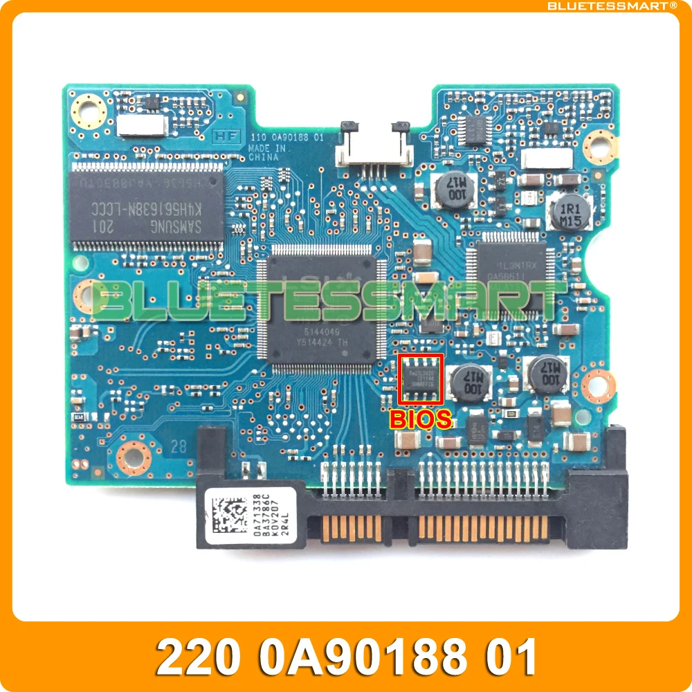 

HDD печатная плата 220 0A90188 01 MDK 339V-0 N 94V-0 для HT 3,5 SATA жесткий диск 110 0A90188 01 HUA722010CLA330