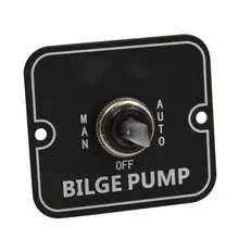 Морская Лодка Яхта RV Караван переключатель панели управления трюмным насосом переключатель морской панели автоматический переключатель управления насосом