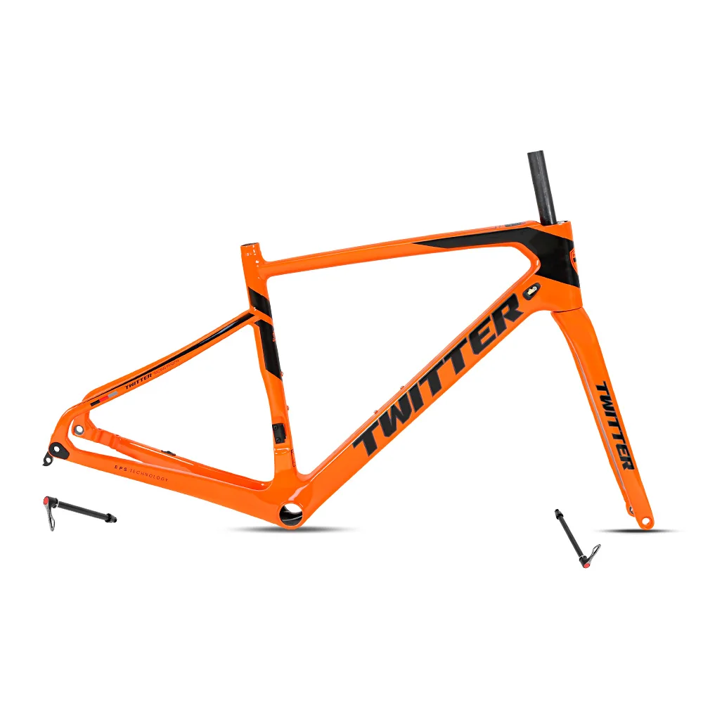 

TWITTER-Carbon Road Bike Frame, Disc Brake, Gravel-Disc, 700C, T800