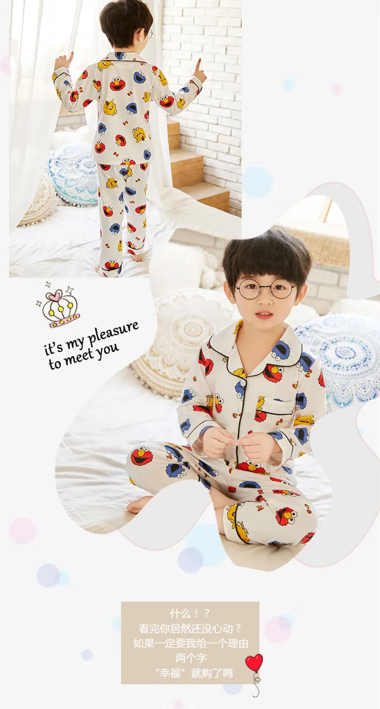 cheap plus size pajama sets Kids Pajamas Sets Girls Cartoon Pattern Night Suit Children Sleepwear Pyjamas kids Cotton Nightwear 2-12Y Teens Clothes Homewear best nightgowns