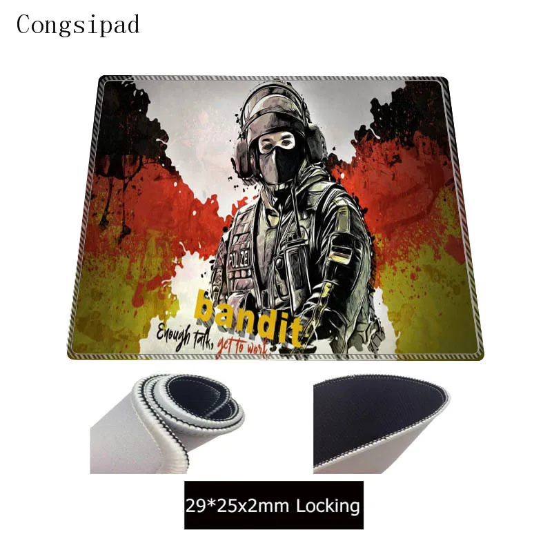  Congsipad Game Rainbow Six Siege Customized laptop Gaming Large mouse pad Size 30X60/30X80/40X90CM 