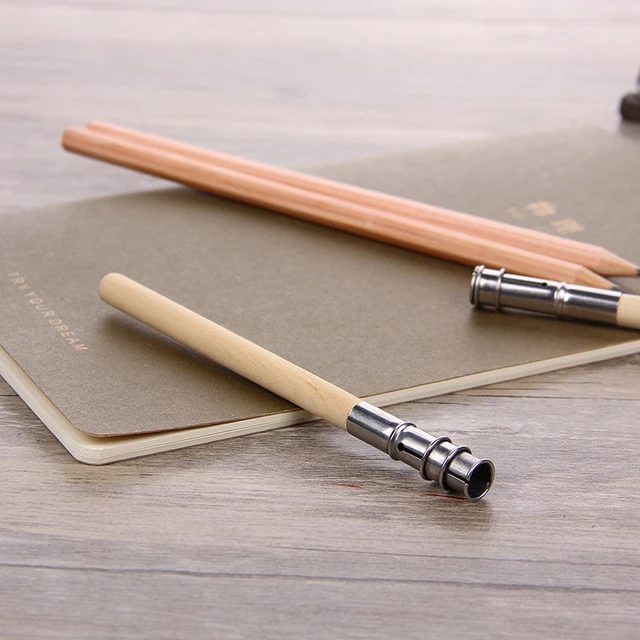 Wooden Writing Tools Extender, Pencil Extender Art Supplies
