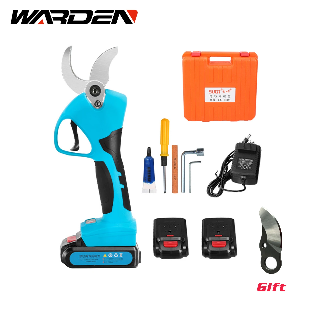 21VCordless Pruner Lithiumion Pruning Shear Efficient Scissors Bonsai