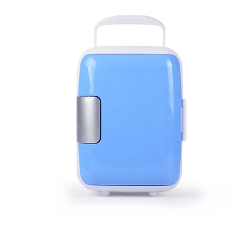 

New 4L Mini Fridge 2 In 1 Less Noise Car Refrigerator Portable Geladeira Freezer Cooling Heating Box Fridge Fishing Camping