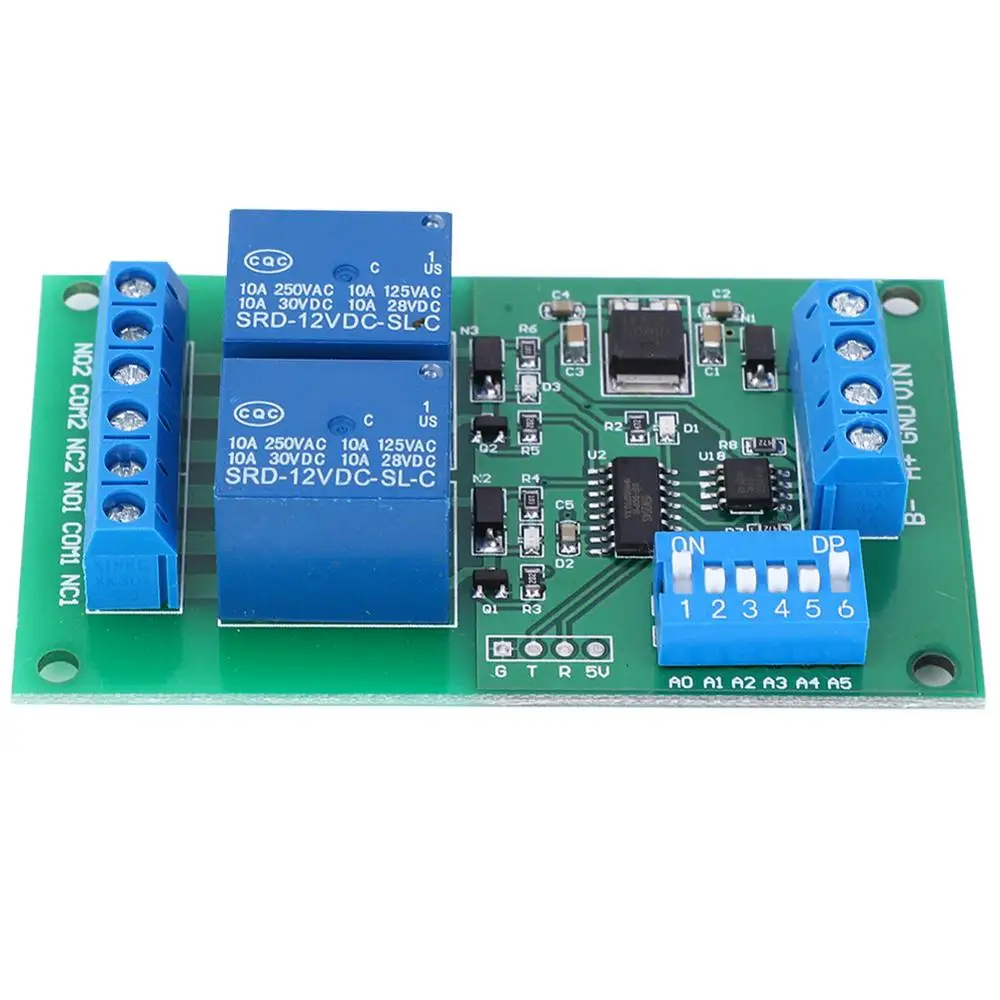 RTU & AT Command 2 PC UART Board RS485 Реле PLC контроллер последовательный порт Swit | Обустройство