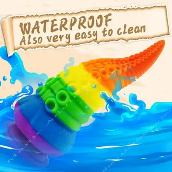 Monster Dildo Lesbian Huge Anal Toys Suction Cup Adult Sex Product Octopus Tentacle Artificial Penis Dildos Sex Toy For Women 3