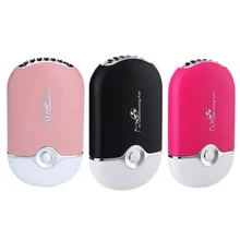 1 Set USB Mini Portable Fans Rechargeable Electric Handheld Air Conditioning Cooling Refrigeration Fan for Eyelash