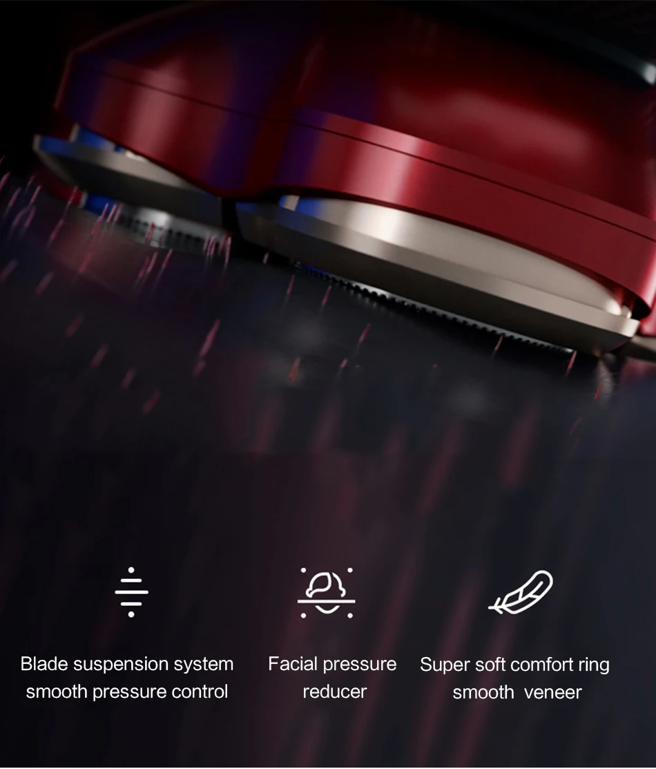 Xiaomi Mijia Soocas S3 электробритва для мужчин, 3 режущие головки для сухого влажного бритья, Беспроводная Usb перезаряжаемая Водонепроницаемая бритва