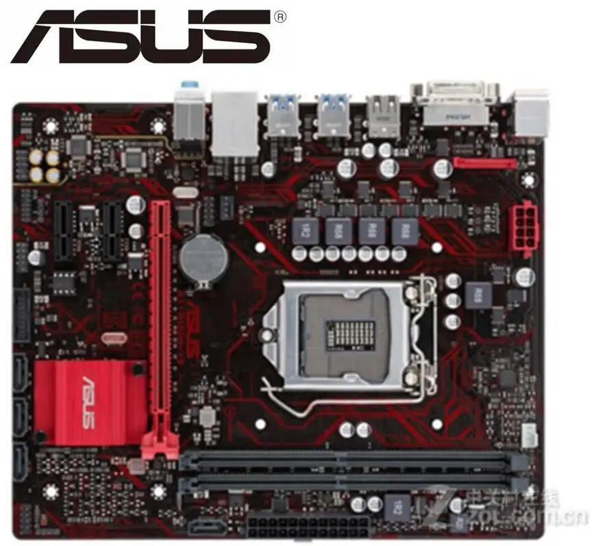 Для ASUS EX-B150M-V3 материнская плата LGA 1151 DDR4 USB2.0 USB3.0 32GB DVI B150 I3 I5 I7 Процессор б/у