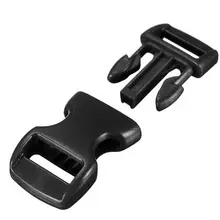 20 шт./лот, изогнутый боковой выпуск, 20 мм, пластиковый ошейник для животных, рюкзак с пряжкой, Паракорд, браслет, пряжка, аксессуары для багажа, пряжка