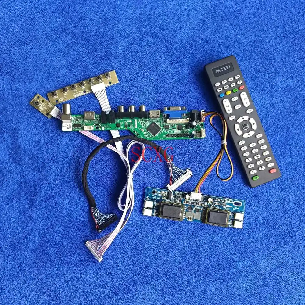 30 контактный LVDS AV VGA USB HDMI совместимых с 1280*1024 4 холодным катодом (CCFL) Комплект