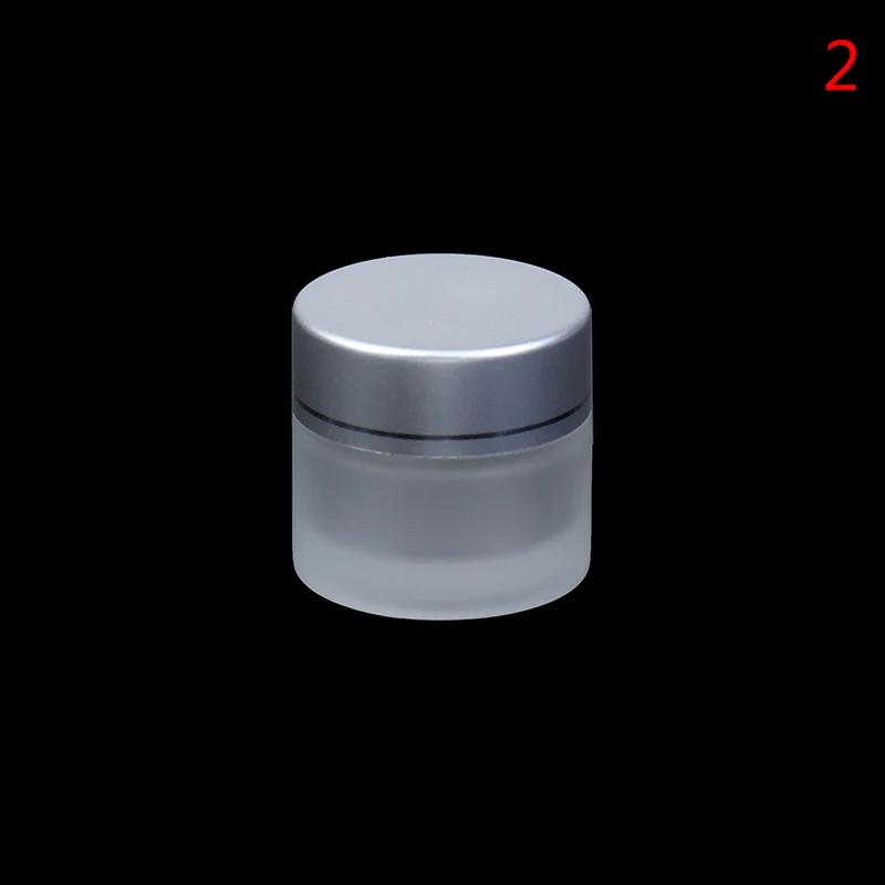 1PCS 10g Frosted Glass Jar Skin Care Eye Cream Jars Pot Refillable Bottle Cosmetic Container 3 Styles | Красота и здоровье